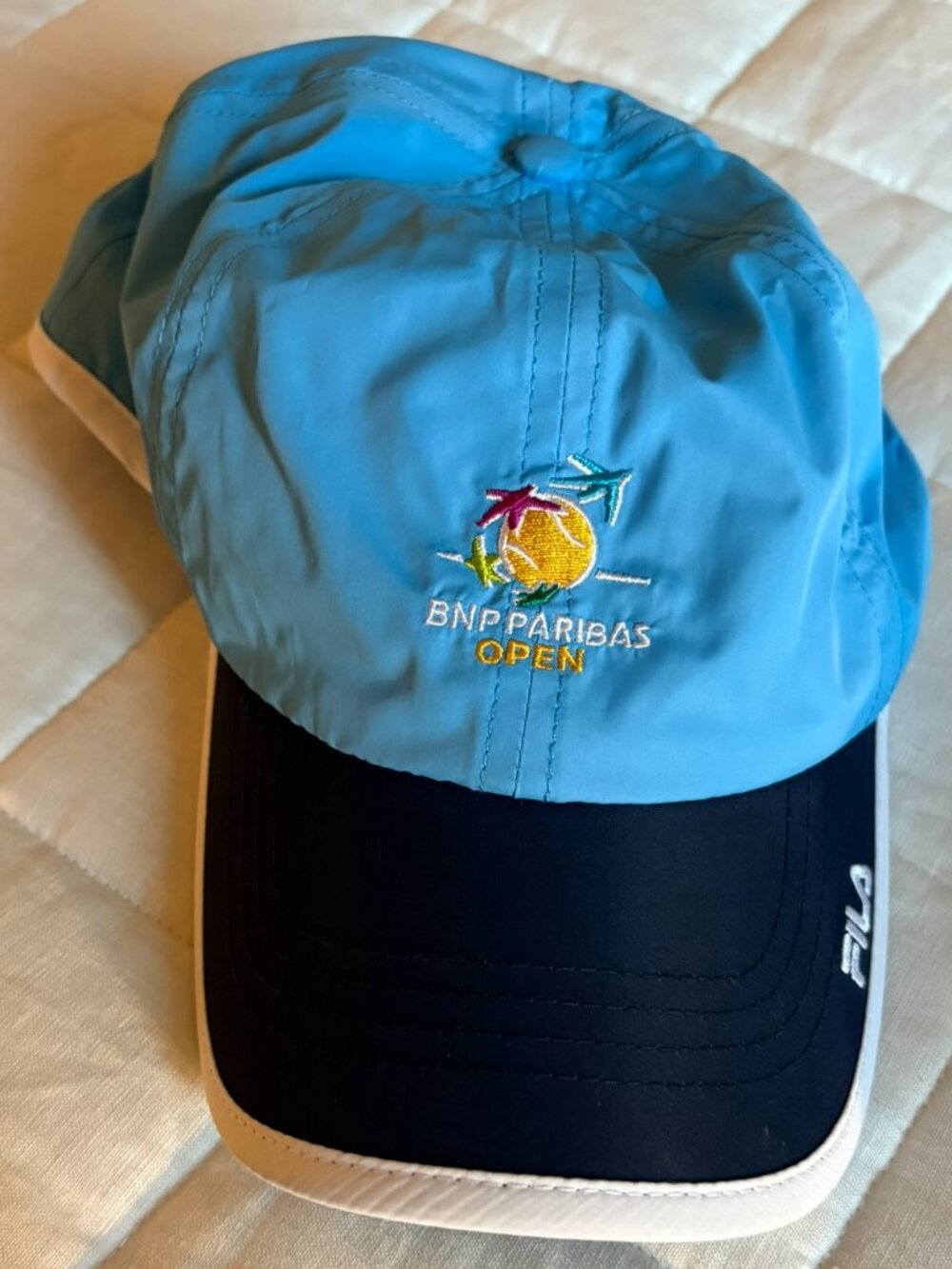 BNP Paribas Tennis Fila Blue Hat